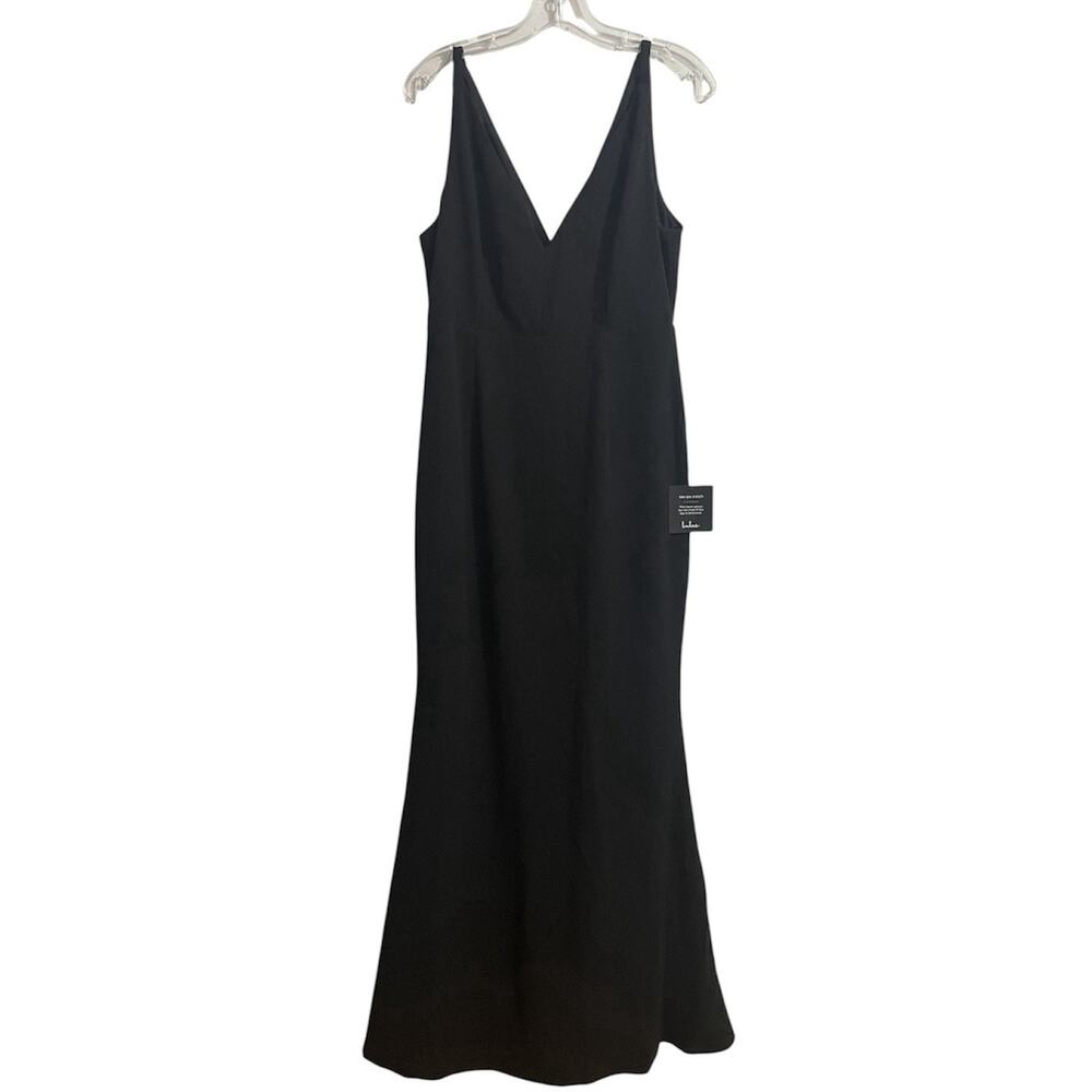 Lulus Melora Black Sleeveless Maxi Dress XL Glamour Elegant Black Tie Formal - Picture 2 of 11